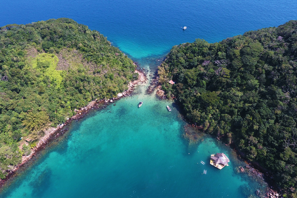 Lagoa verde Angra Passeio de Lancha